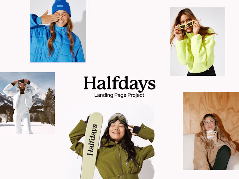 Cover image for Landing Pages | Halfdays