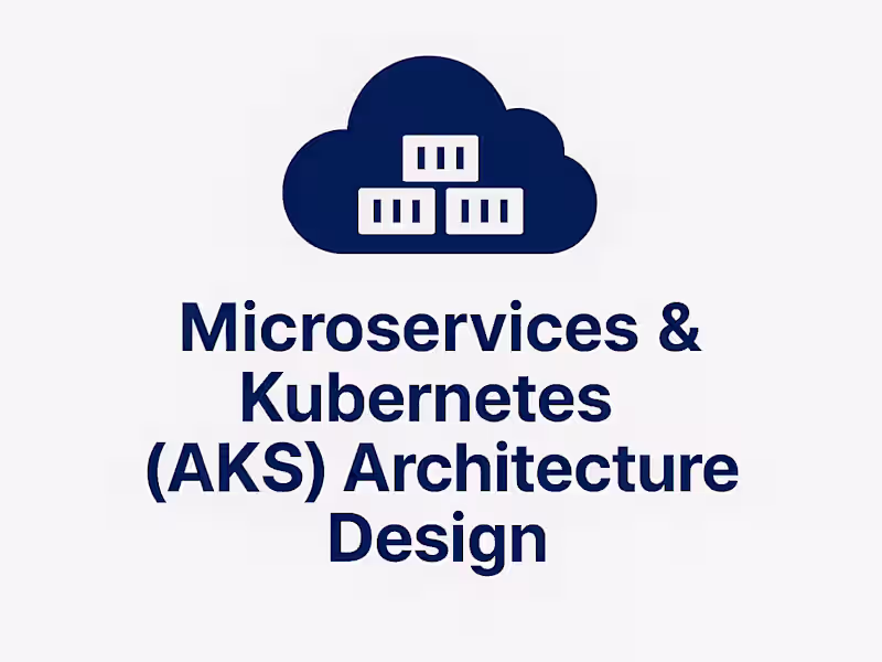 Cover image for Microservices & Kubernetes (AKS) Architecture Design