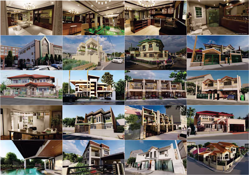 Cover image for Realistic EXTERIOR 3D rendering from of your plans and ideas.