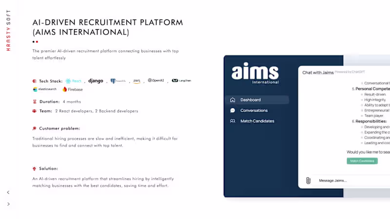 Cover image for AI-Driven Recruitment Platform