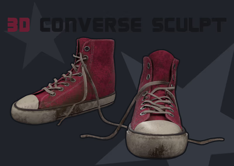 Cover image for Shoe sculpt in ZBrush!