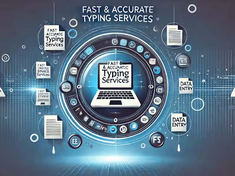 Cover image for I will do any kind of typing, pdf to word, excel. Also google...