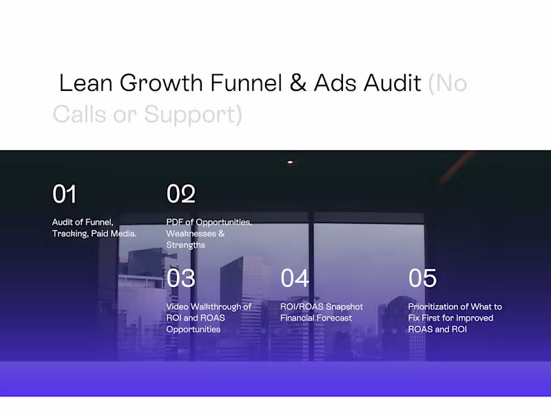 Cover image for Essentials Growth Funnel & Ads Audit