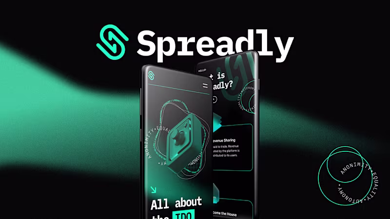 Cover image for Spreadly - Crypto Betting House (Web Design) on Behance