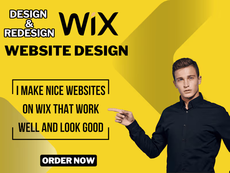 Cover image for WIX WEBSITE DESIGN