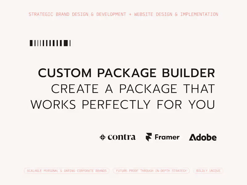Cover image for Custom Package Builder
