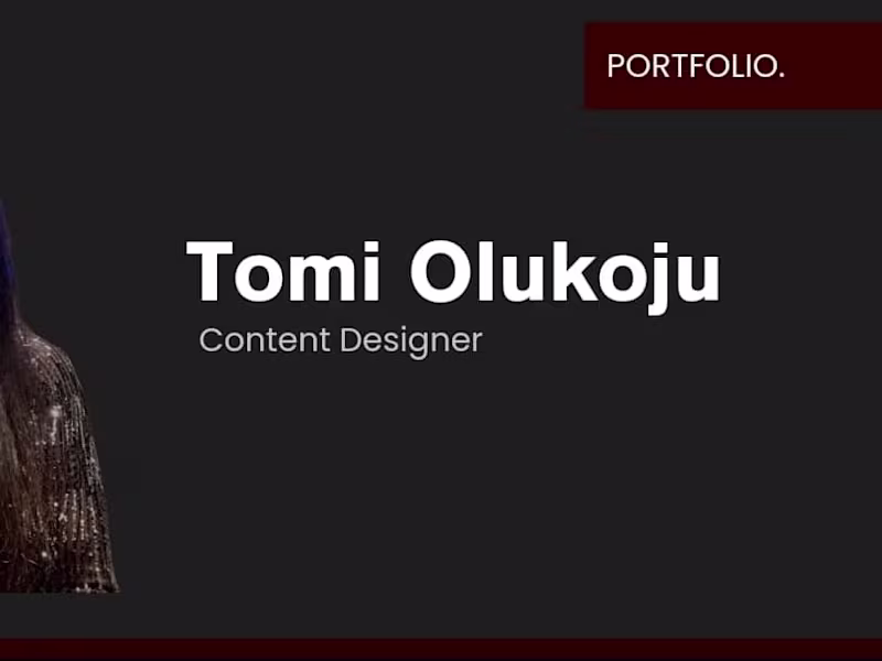 Cover image for PORTFOLIO.