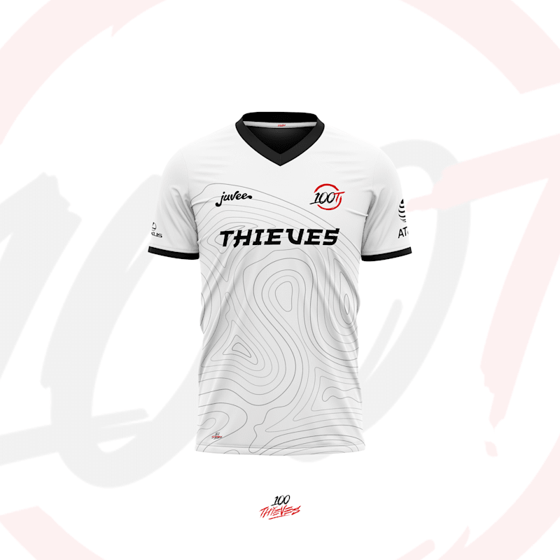 Cover image for 100 Thieves - Jersey & Merchandise on Behance