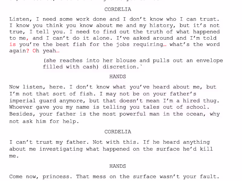 Cover image for Edited a Play