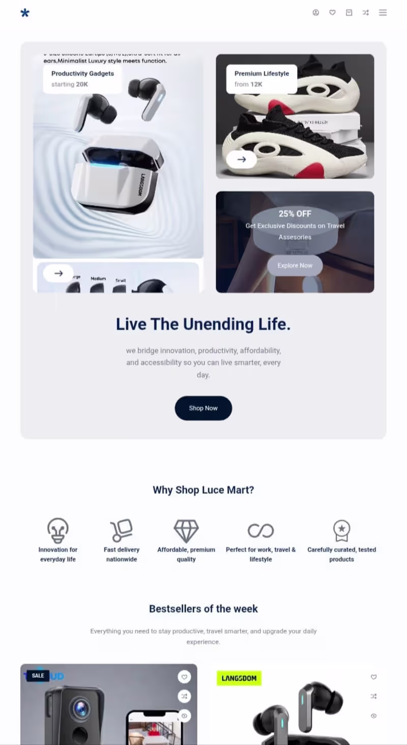 Cover image for E-commerce & Logistics Website 