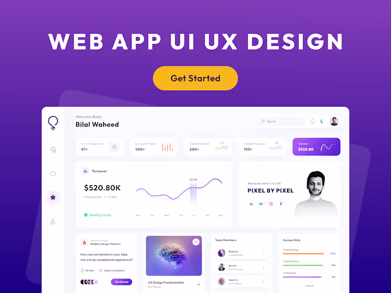 Cover image for Web App Design 💻