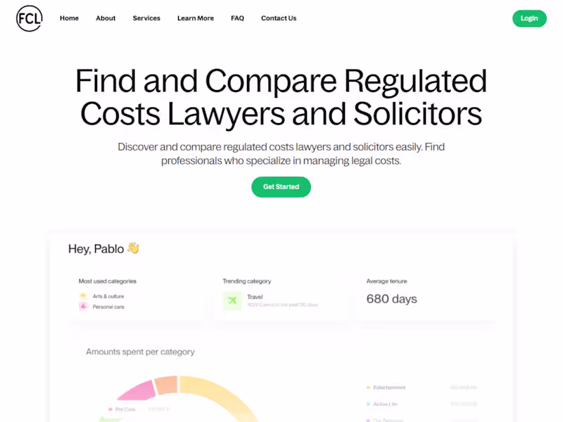 Cover image for Backend Development for FCL Law Quotation Platform