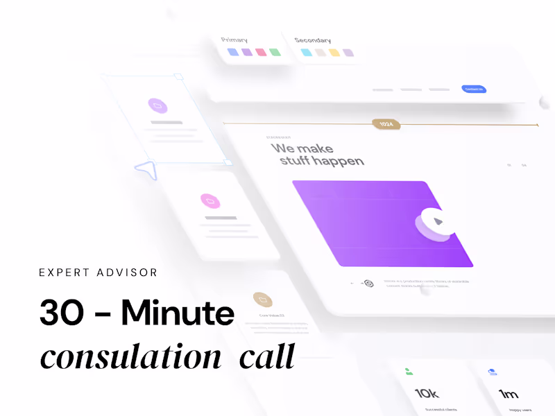 Cover image for 30-Minute Consultation Call