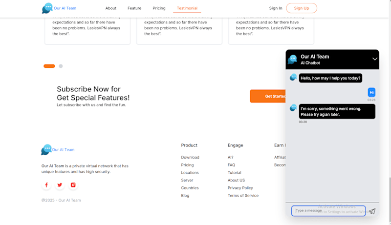 Cover image for Custom AI chatbot