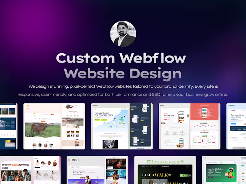 Cover image for Custom Webflow  Website Design