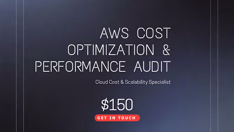 Cover image for AWS Cost Optimization & Performance Audit