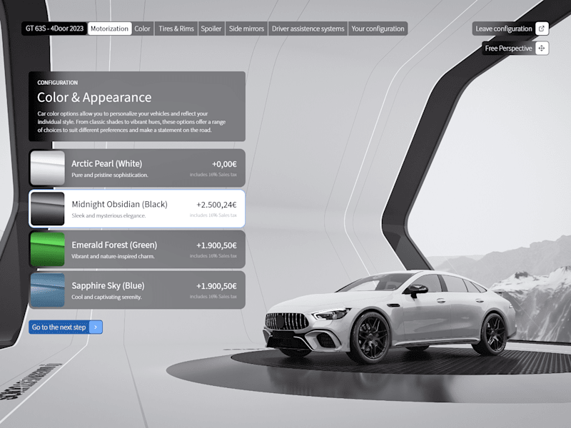 Cover image for Project Cars Website Configurator