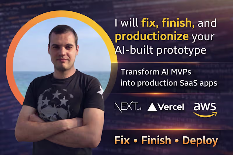 Cover image for From AI to Launch: Website Completion Service