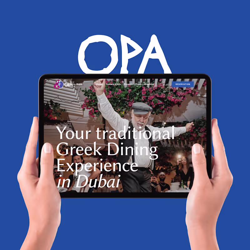 Cover image for OPA, a luxury Greek restaurant! 🇬🇷 Focused on bringing the...