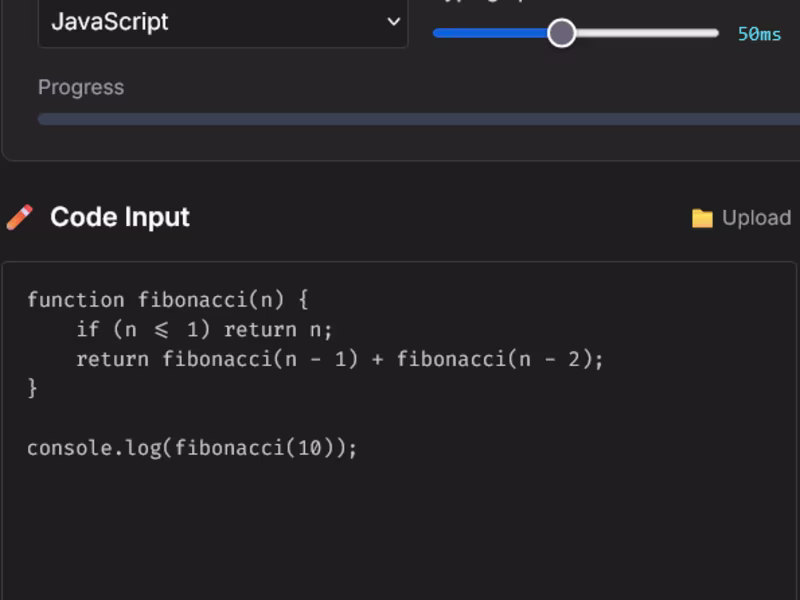 Cover image for Code Typing Simulator