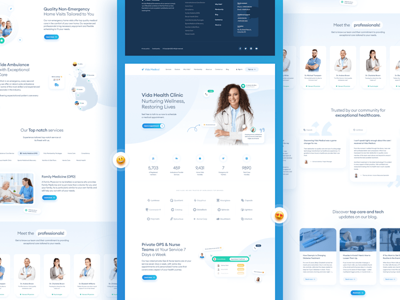 Cover image for Vida Medical - Website Redesign 🌟