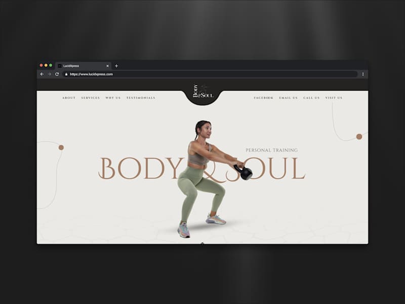 Cover image for Body and Soul Highlands Website Redesign