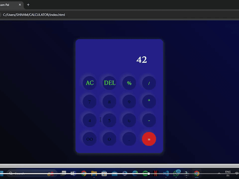 Cover image for Calculator web page