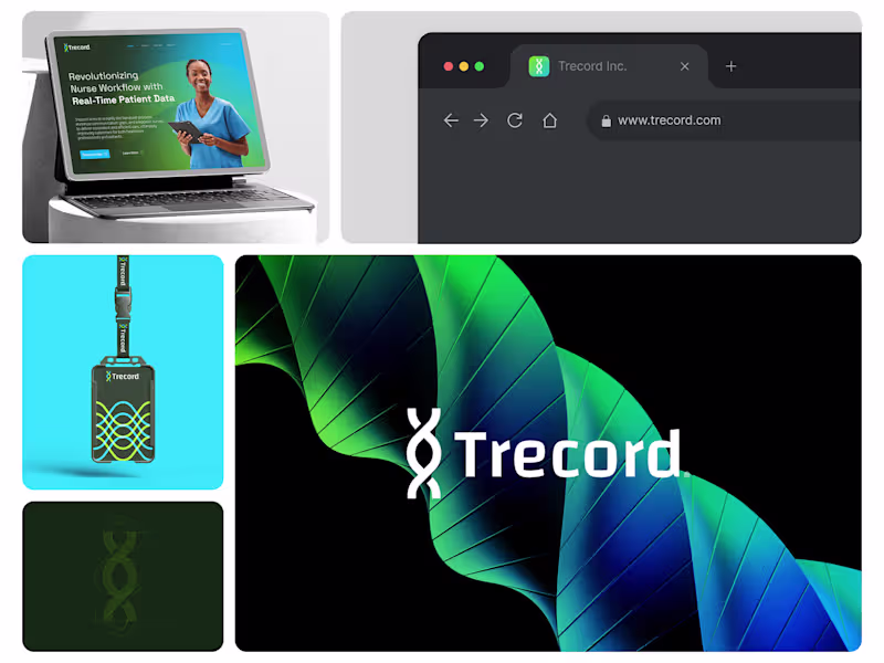 Cover image for Trecord HealthTech Branding, UI &