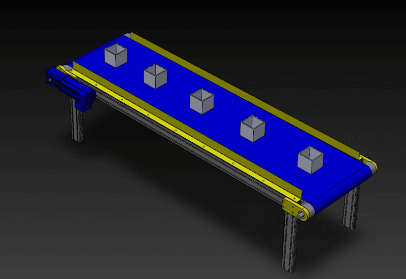 Cover image for 3D Model Of A Conveyor System