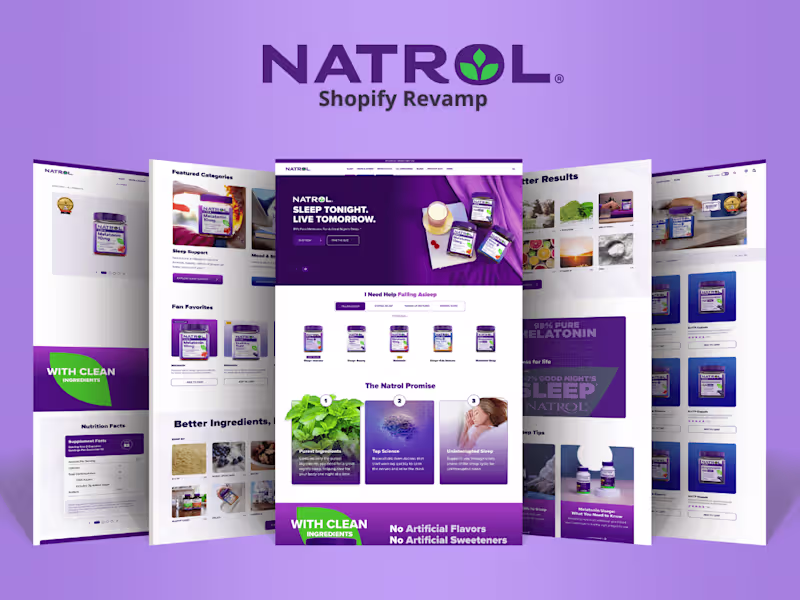 Cover image for Complete Shopify Website Revamp Based on Figma Design