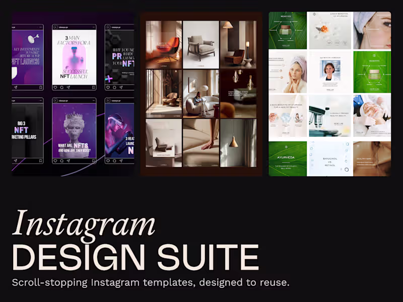 Cover image for Instagram Design Suite