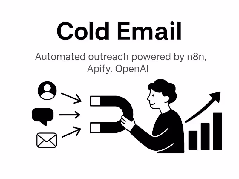 Cover image for Deep-Personalized Cold Emails (n8n + Apify + OpenAI)
