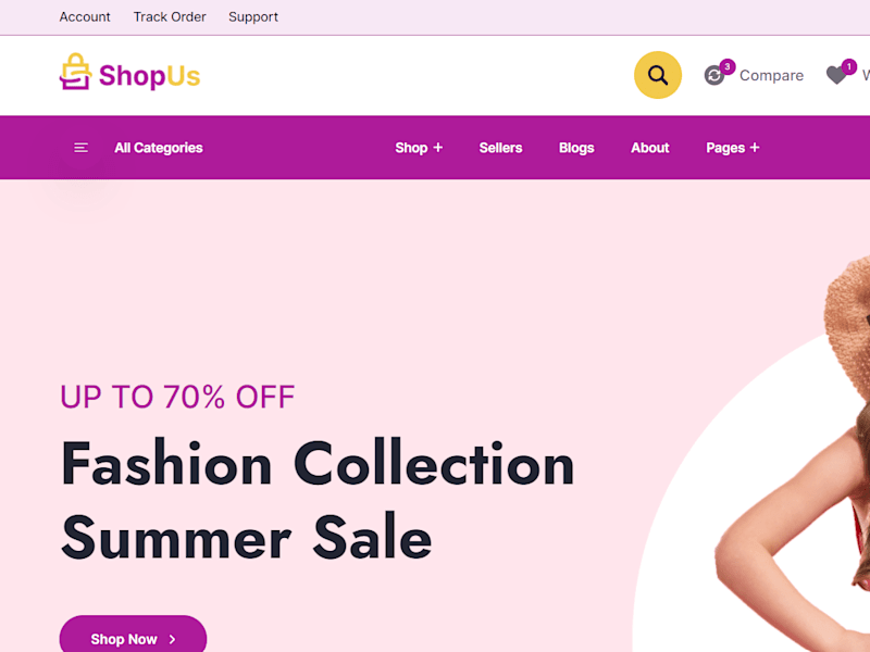 Cover image for Fashion store e-commerce website
