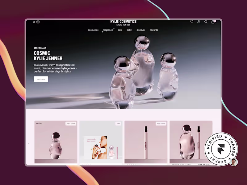 Cover image for Full Website in Framer (Design + Development)