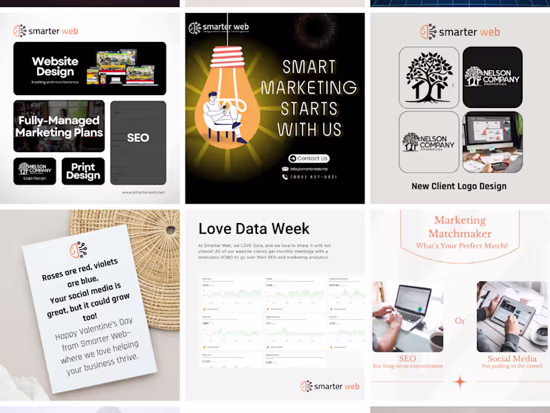 Cover image for Social Media Management with Custom Graphics (12 Posts/Month)