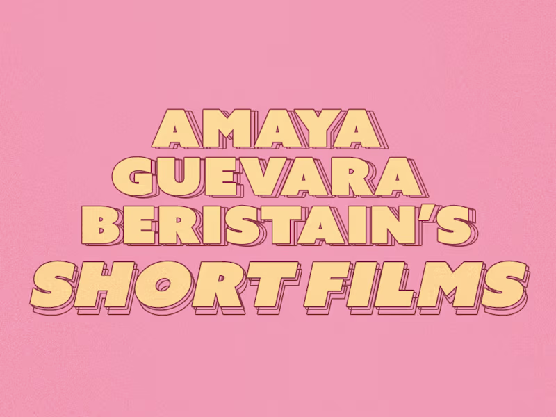 Cover image for Short Films | Films by Amaya Guevara