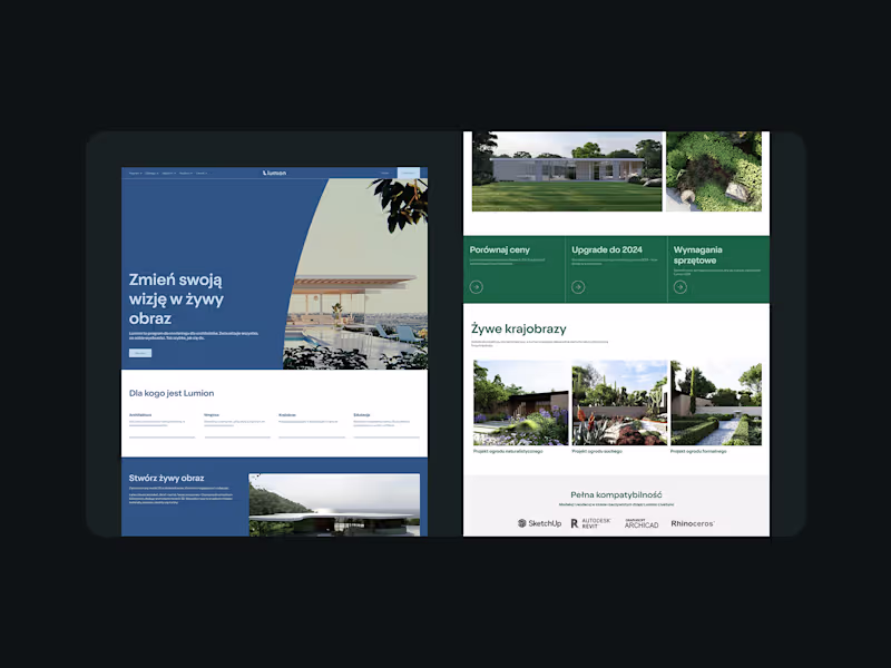 Cover image for Lumion - Web Development - WordPress & Divi