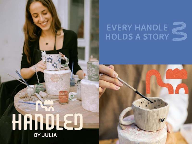Cover image for Handled By Julia Logo Design