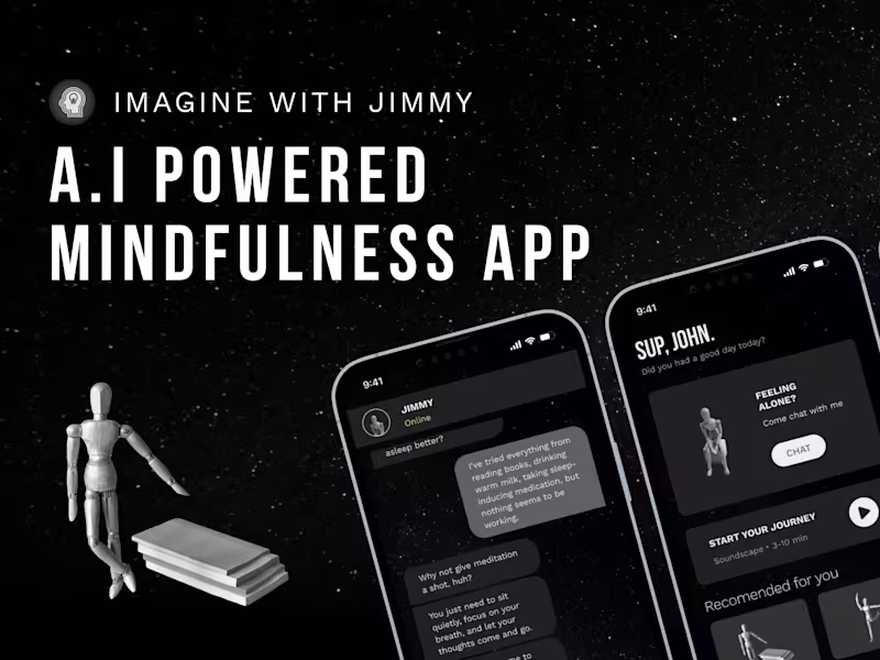 Cover image for Imagine with Jimmy — AI-Powered Mindfulness App