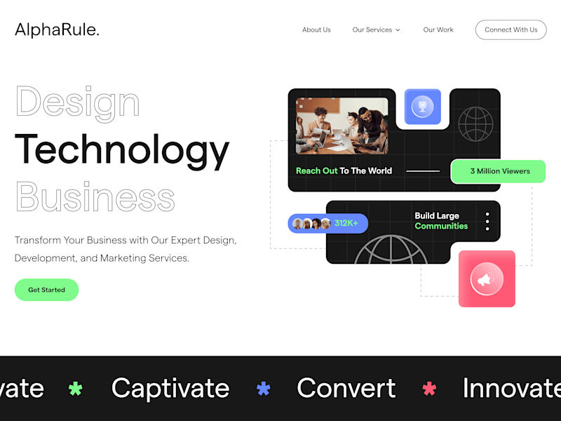 Cover image for Alpharule - Web Design Project