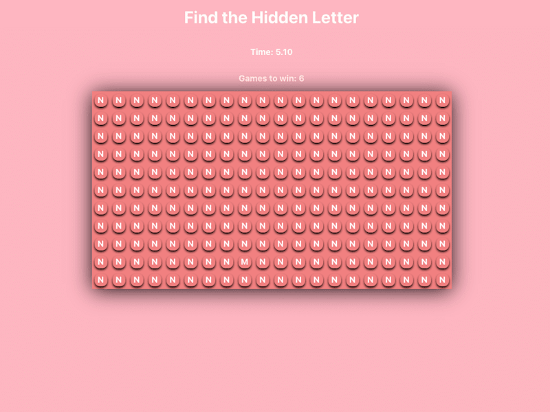 Cover image for Find The Hidden Letter