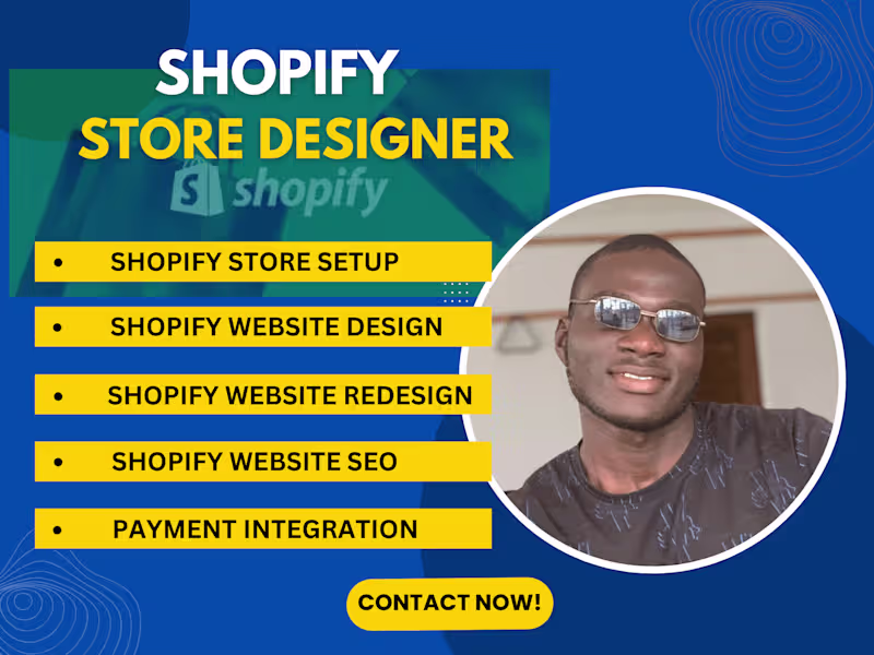 Cover image for SHOPIFY STORE DESIGNER