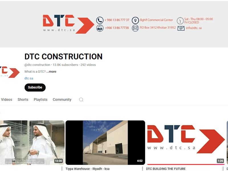 Cover image for DTC CONSTRUCTION