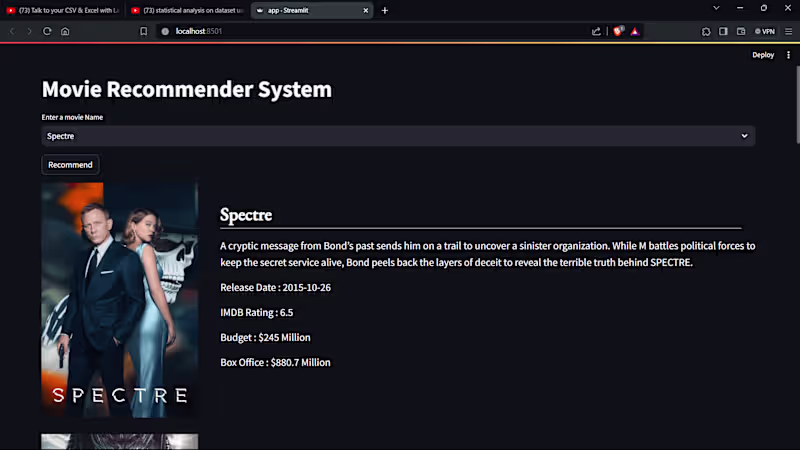 Cover image for Movie Recommendation System