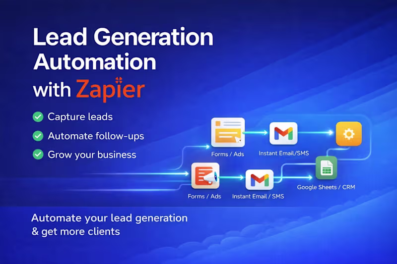 Cover image for Lead Generation Automation with Zapier