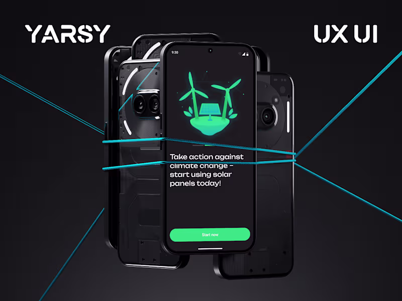 Cover image for Solar Power Management Mobile App | Energy Saving