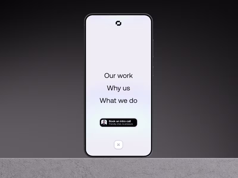 Cover image for We redesigned our One-Page studio website and built it with ...