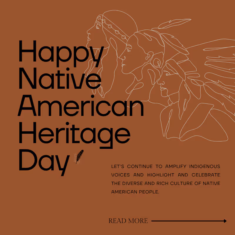 Cover image for Native American Heritage Month Instagram Post 