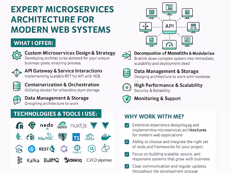 Cover image for Expert Microservices Architecture for Modern Web Systems