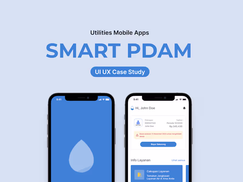 Cover image for Utilities Mobile Apps UI UX Case Study